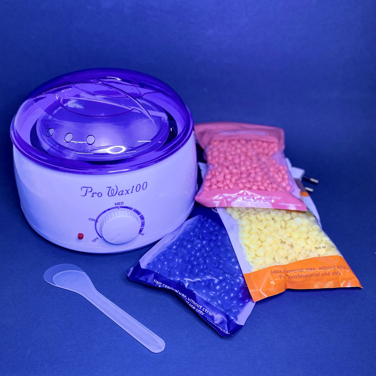 Набір для воскової депіляції Pro-wax 100 + 3 воску 100г