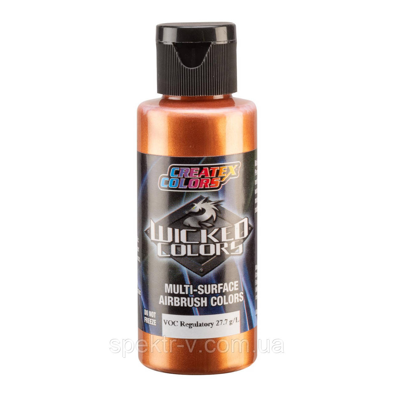 Фарба на водній основі для аерографа W363 Metallic Copper, 60 мл, фото 1