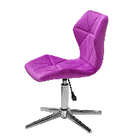 Стілець Torino Modern Base пурпуровий 1022 (фіолетовий) оксамит на хромованій базі на стопках, фото 2