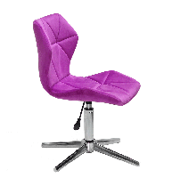 Стілець Torino Modern Base пурпуровий 1022 (фіолетовий) оксамит на хромованій базі на стопках, фото 3