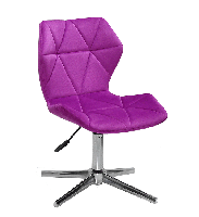 Стілець Torino Modern Base пурпуровий 1022 (фіолетовий) оксамит на хромованій базі на стопках, фото 4