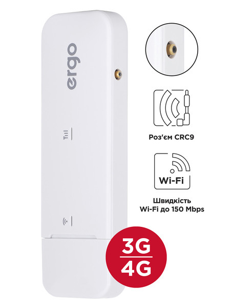 LTE USB WI-FI РОУТЕР ERGO W02-CRC9