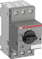 Автомат защиты двигателя АВВ MS116-1.0 0.63-1.0A 0.25кВт 400V AC3