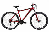 Горный велосипед OPTIMABIKES AL F-1 DD AM 29"(красный))18r