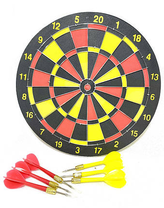 Мішень для гри в дартс Baili 12in (d-30 см, у комплекті. 6 дротиков 8g) BL-62325, фото 1