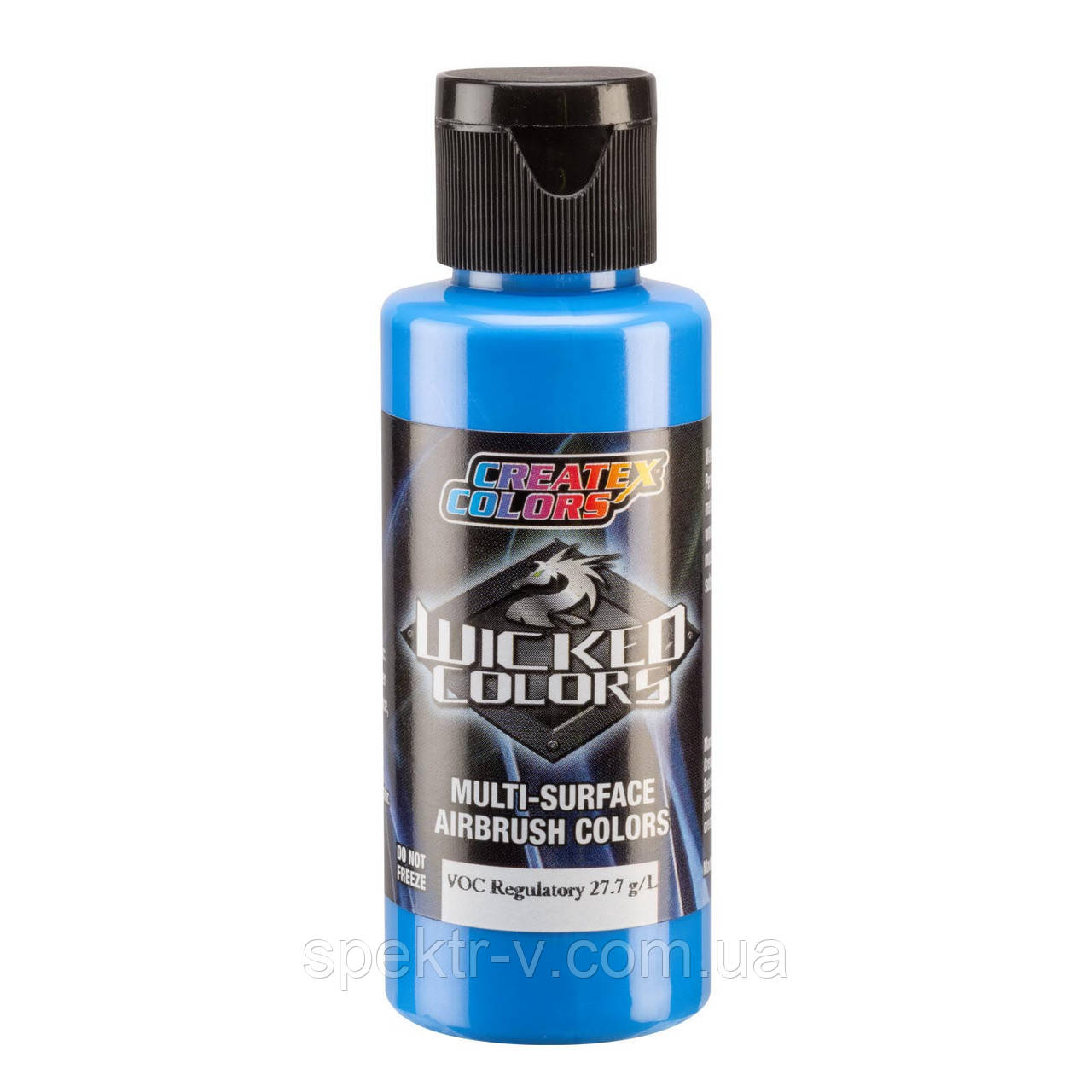 Фарба на водній основі для аерографа W381 Iridescent Brite Blue (радужний синій)
