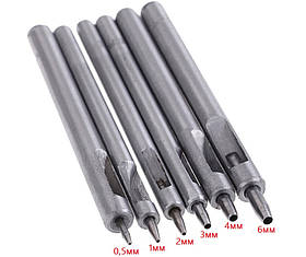 Пробійник для шкіри круглий NEW Розмір від 0,5 до 6мм