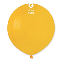 Латексный шарик Gemar 19"(48 см)/ 03 Пастель желтый