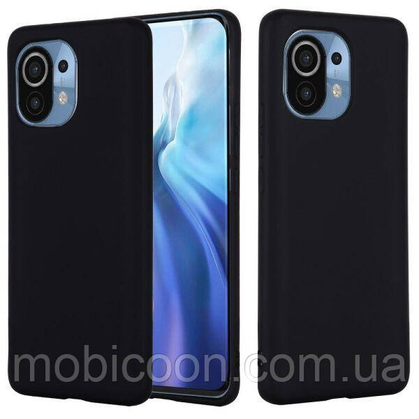 Чехол Silicone Case для Xiaomi Mi 11 Black