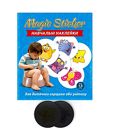 Навчальні термонаклейки для горщика MAGIC STICKER 2 штуки в пакованні