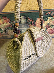 Сумка из джутового шпагата фото