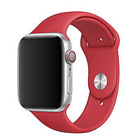 Ремешок силиконовый Sport Band 42mm | 44 mm Red для Apple Watch SE | 6 | 5 | 4 | 3 | 2 | 1
