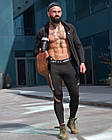 Чоловічий компресійний костюм Under Armour 5в1: Рашгард, шорти, легінси, футболка, худі. Комплект., фото 5
