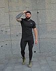 Чоловічий компресійний костюм Under Armour 5в1: Рашгард, шорти, легінси, футболка, худі. Комплект., фото 10
