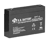 Аккумулятор BB Battery BP7-6 6В 7Ач AGM 10 лет