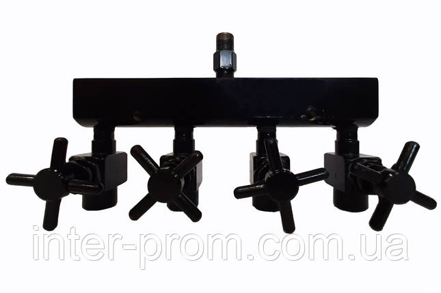 РАСПРЕДЕЛИТЕЛЬНЫЙ ГИДРАВЛИЧЕСКИЙ КРАН 1 НА 4, фото 1