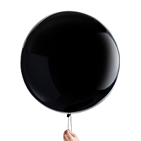 Воздушный надувной шар пастель черный 19" (48 см) Gemar 150-014 1976