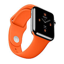Ремінець силіконовий Sport Band 38mm | 40mm Orange для Apple Watch SE | 6 | 5 | 4 | 3 | 2 | 1, фото 3