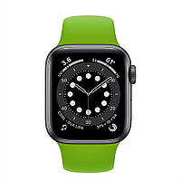 Ремешок силиконовый Sport Band 42mm | 44 mm Grass Green для Apple Watch SE | 6 | 5 | 4 | 3 | 2 | 1