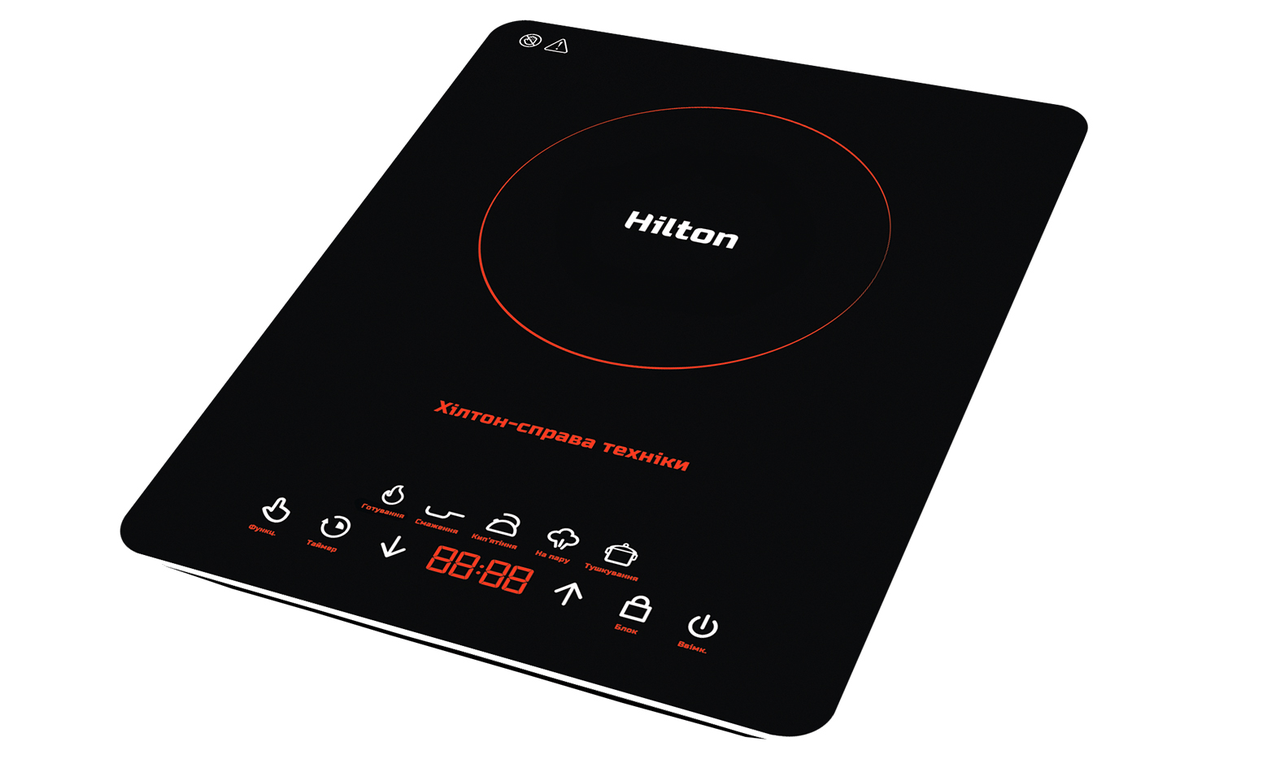 Настільна індукційна плита HILTON HIC-154 (1500Вт, одноконфорочная)