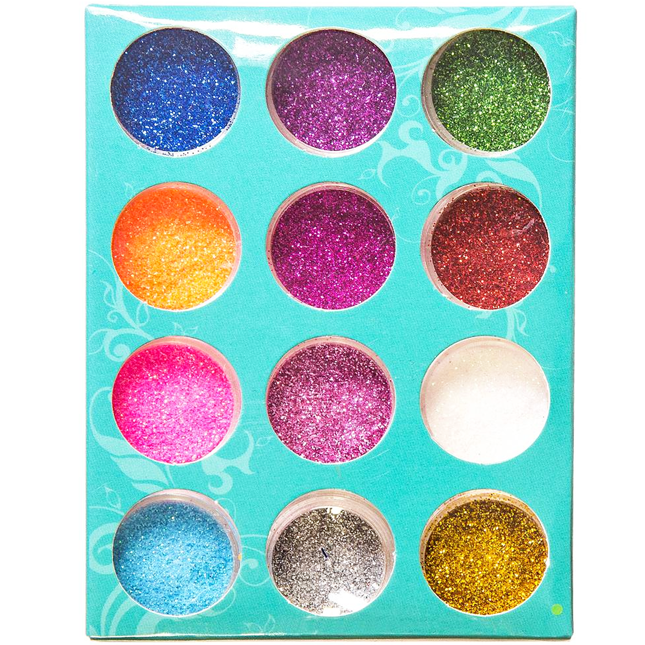 Блискітки набір Global Fashion №001, 12 кольорів