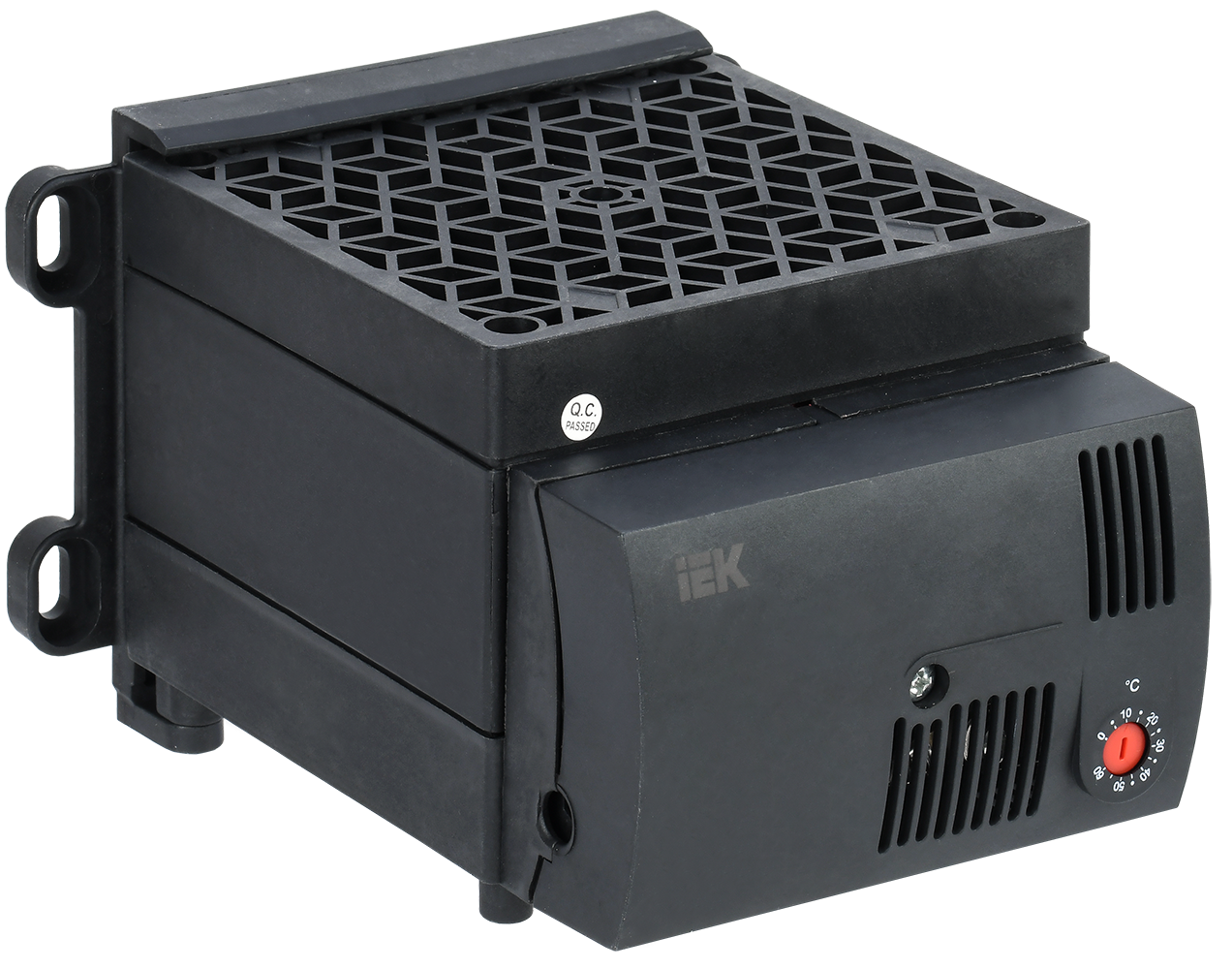 Нагрівач на DIN-рейку ОДР (вбудований вентилятор і термостат) 1200 Вт IP20 IEK