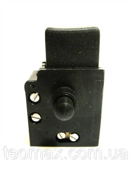 Кнопка-вимикач 8 А з фіксатором, фото 1