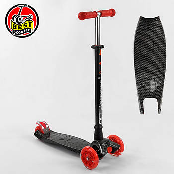 Дитячий триколісний самокат Best Scooter A 25772 /779-1524 Чорний