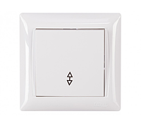 Вимикач прохідний PRIMERA (білий) 3015