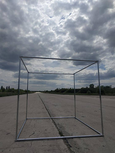 Агітаційний куб, рекламний куб, каркас в формі куба для агітації ...