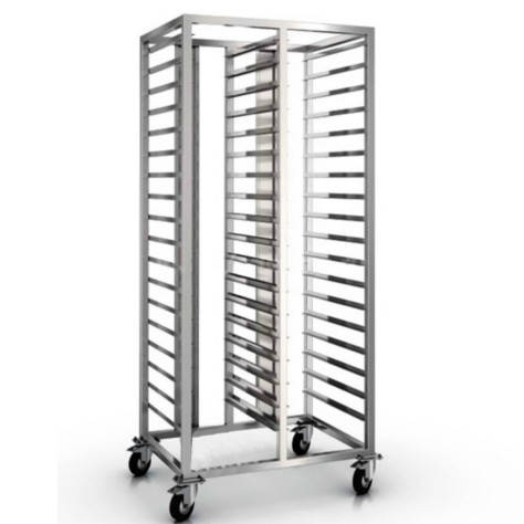 Купить Стеллаж-шпилька двухрядная под противень 600х400 из нержавейки ...