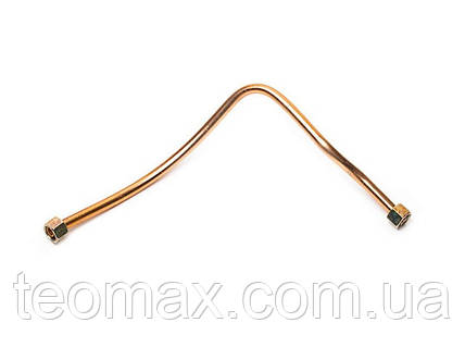 Трубка на компресор, L = 435 мм. Гайка 3/8 * 3/8