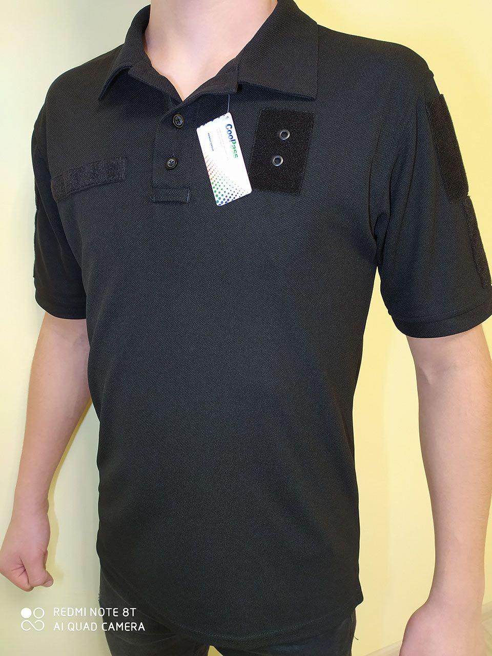 Поло тактичне потовідвідне CoolPass (Black)