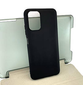 Чохол для Xiaomi Redmi Note 10 накладка на бампер Case силіконовий чорний матовий