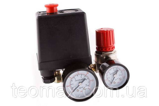 Автоматика для компресора в складі мала 220 вольтів. 3 виходи, фото 1