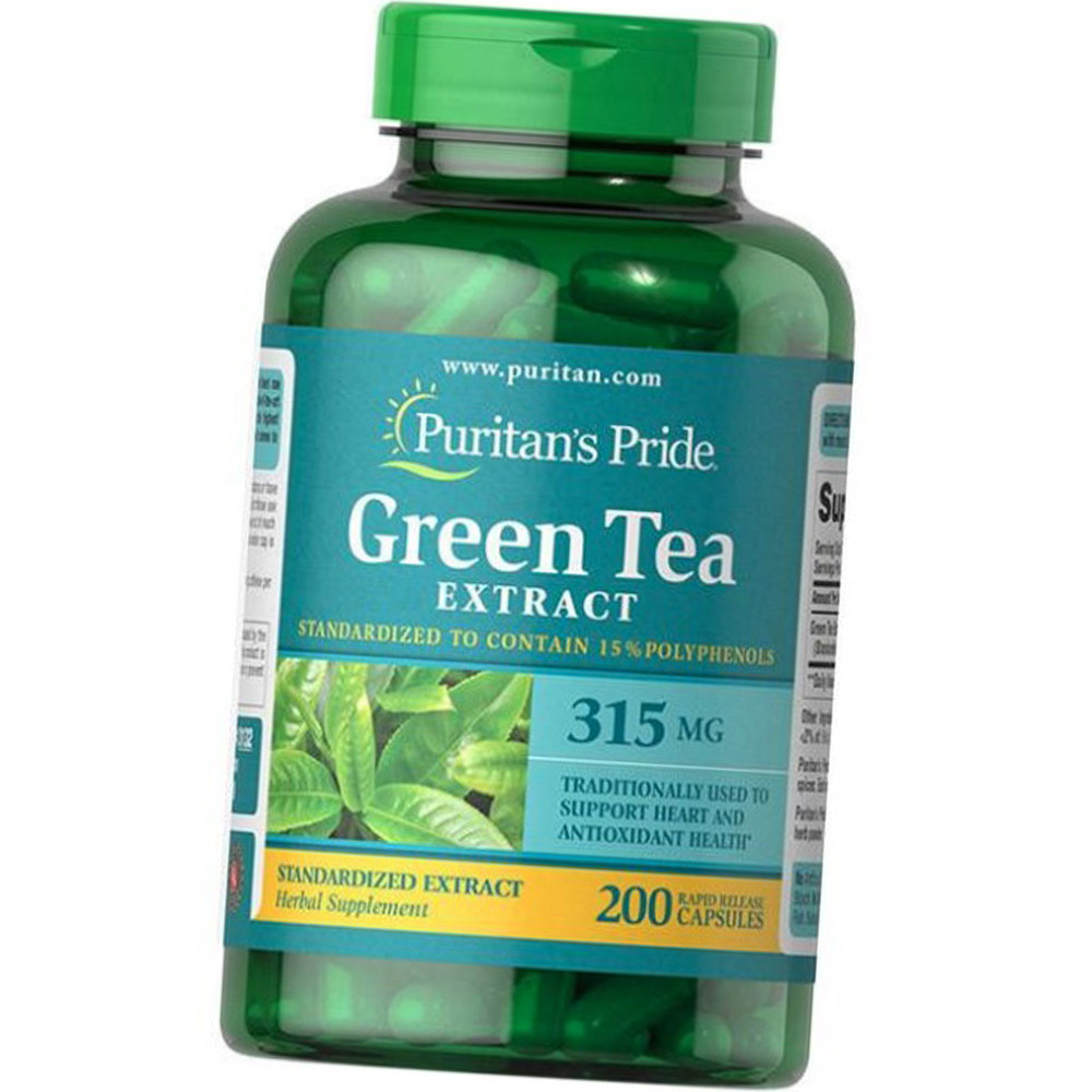 Екстракт зеленого чаю Puritan's Pride Green Tea Extract 200 капс