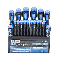 Набір професійних викруток 18 од. Profline 63118, фото 3