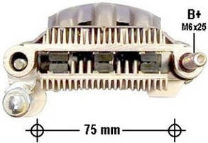 Діодний міст HYUNDAI ELANTRA, EXCEL, PONY, MITSUBISHI COLT, LANCER, SAPPORO