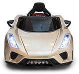 Дитячий електромобіль Just Drive LAMBO V12 автомобіль машинка для дітей W_7559 Золотий, фото 4