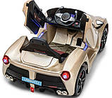 Дитячий електромобіль Just Drive LAMBO V12 автомобіль машинка для дітей W_7559 Золотий, фото 7