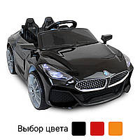 Дитячий електромобіль Just Drive BM-Z3 з ПУ муз панель машинка для дітей на акумуляторі W_7560 11, Чорний