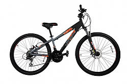 Велосипед гірський алюмінієвий 26' Comanche Ontario Comp Disc 1.2 13", чорний-сріблястий