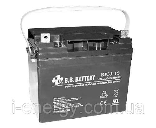 Аккумулятор BB Battery BP33-12H 12В 33Ач AGM 10 лет - фото 1 - id-p1430424227