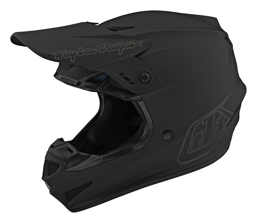 Мотошолом TLD GP HELMET [MONO BLACK]