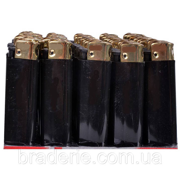 Запальнички кремнієві 001-2 чорна