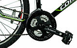 Велосипед гірський алюмінієвий 26' Comanche Prairie Comp M 20", сріблястий-зелений, фото 10