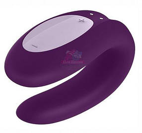 Смарт вібратор для пар Satisfyer Double Joy Violete all Оригінал