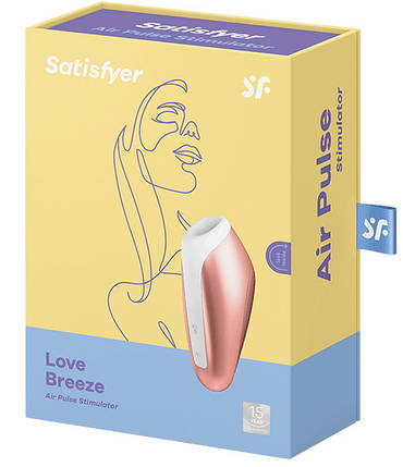 Вакуумний каліторальний вібратор Satisfyer Love Breeze Orange all Оригінал, фото 3