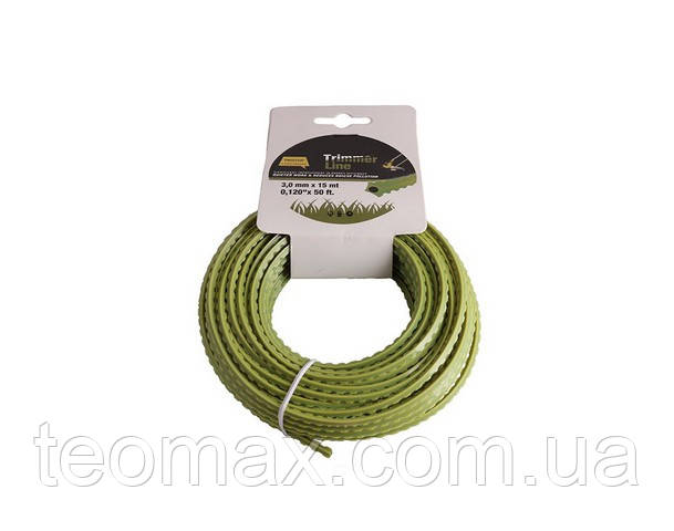 Волосінь для косарки. крокодил із кордом 3 мм. 15 метрів, фото 1