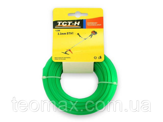 Волосінь для косарки. зірочка d=3.3 мм. 12 м, фото 1